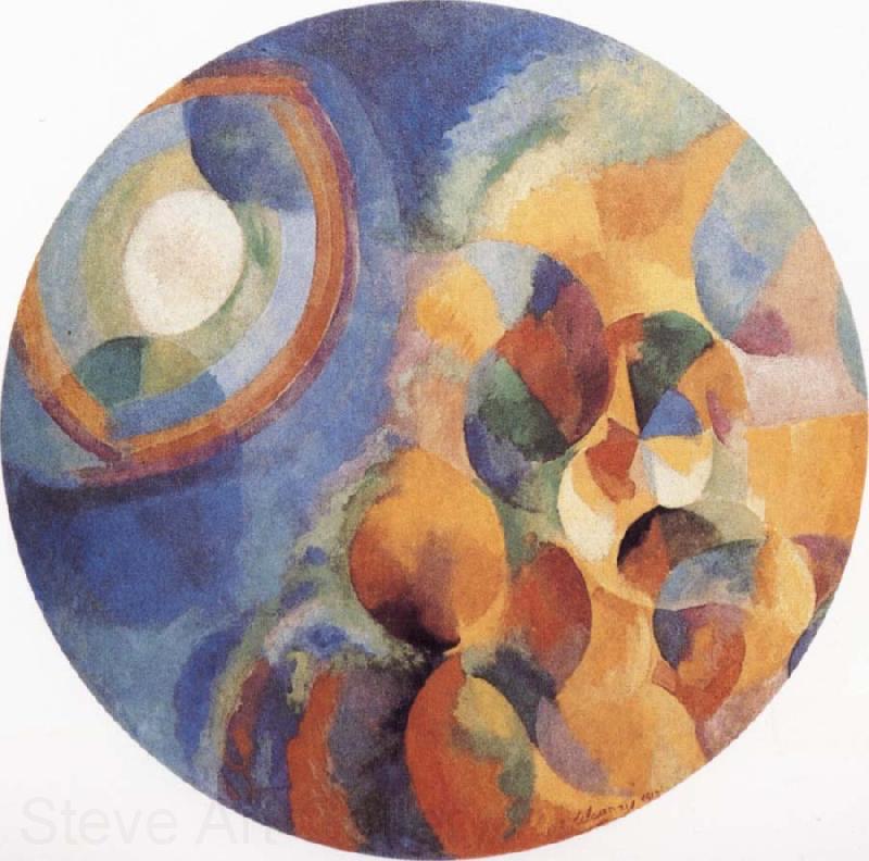 Delaunay, Robert Simulaneous Contrasts Sun and Moon Norge oil painting art